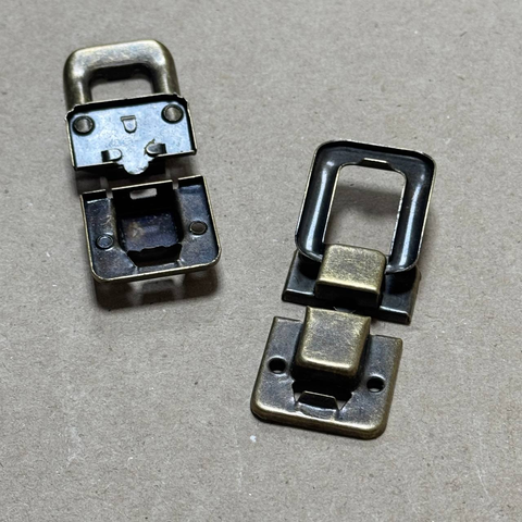 Замок №4 металлический 4 х 3 см 2шт/упак