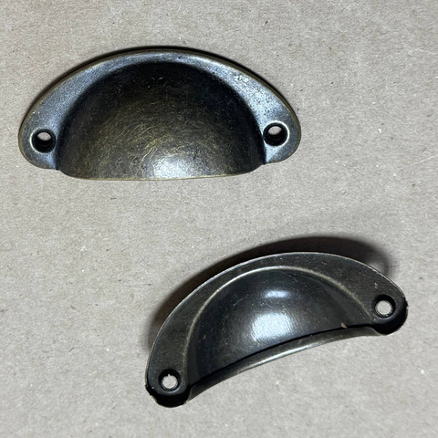 Ручка №5 металлическая 8,5 х 3 см 2шт/упак