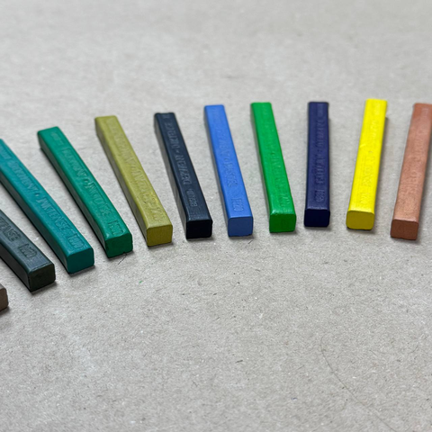 Пастель для затирки кракелюра 7 гр яркие цвета