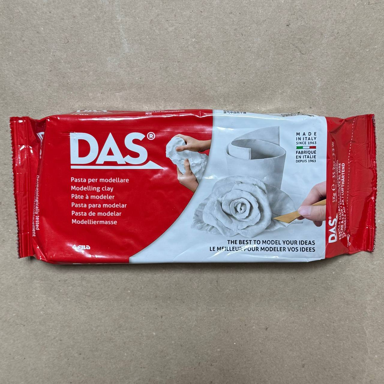 Модельная масса для лепки DAS самозатвердевающая 1кг