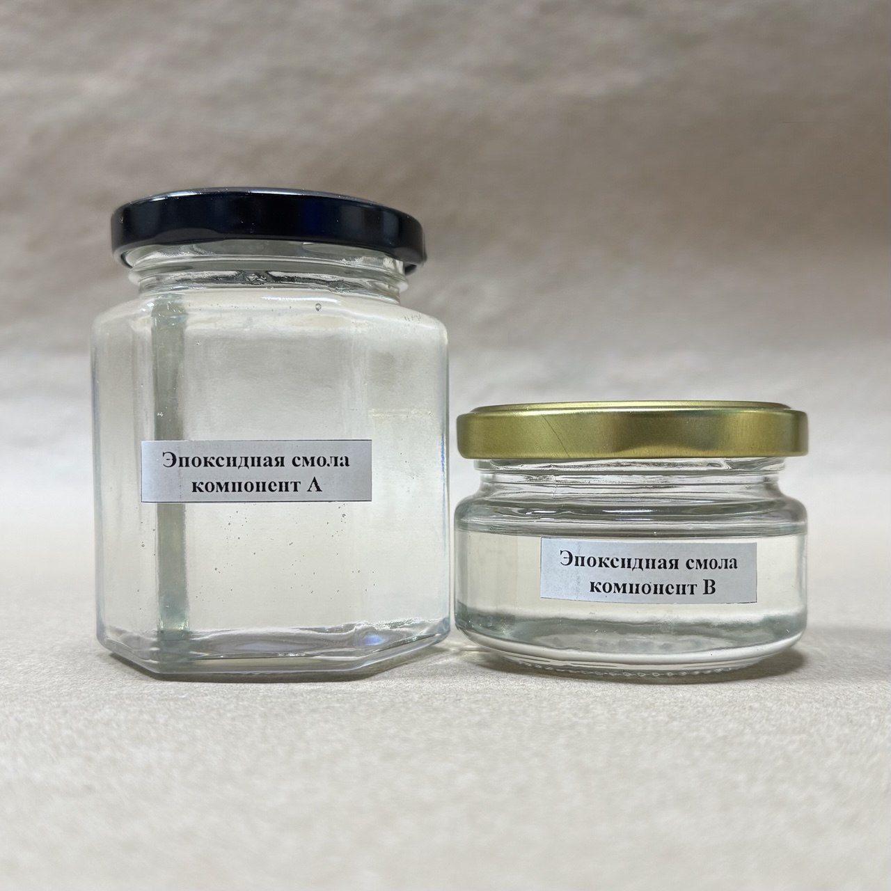 Эпоксидная смола двухкомпонентная набор 160 мл + 100 мл