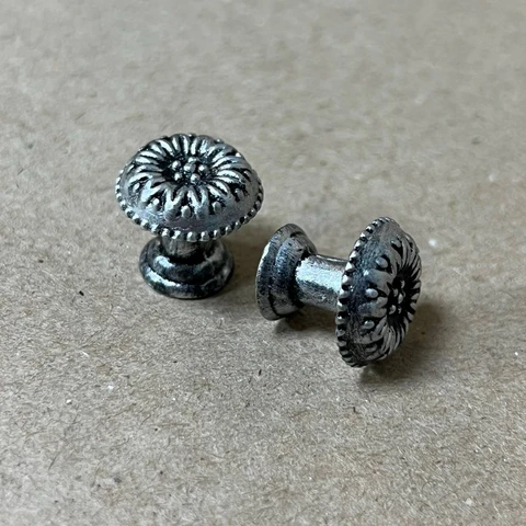 Ручка №12 металлическая 1,5 x 1,5 см 2шт/упак