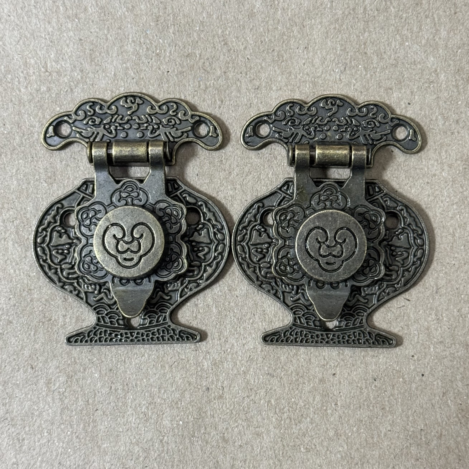 Замок №8 металлический 3,5 x 5 см 2шт/упак