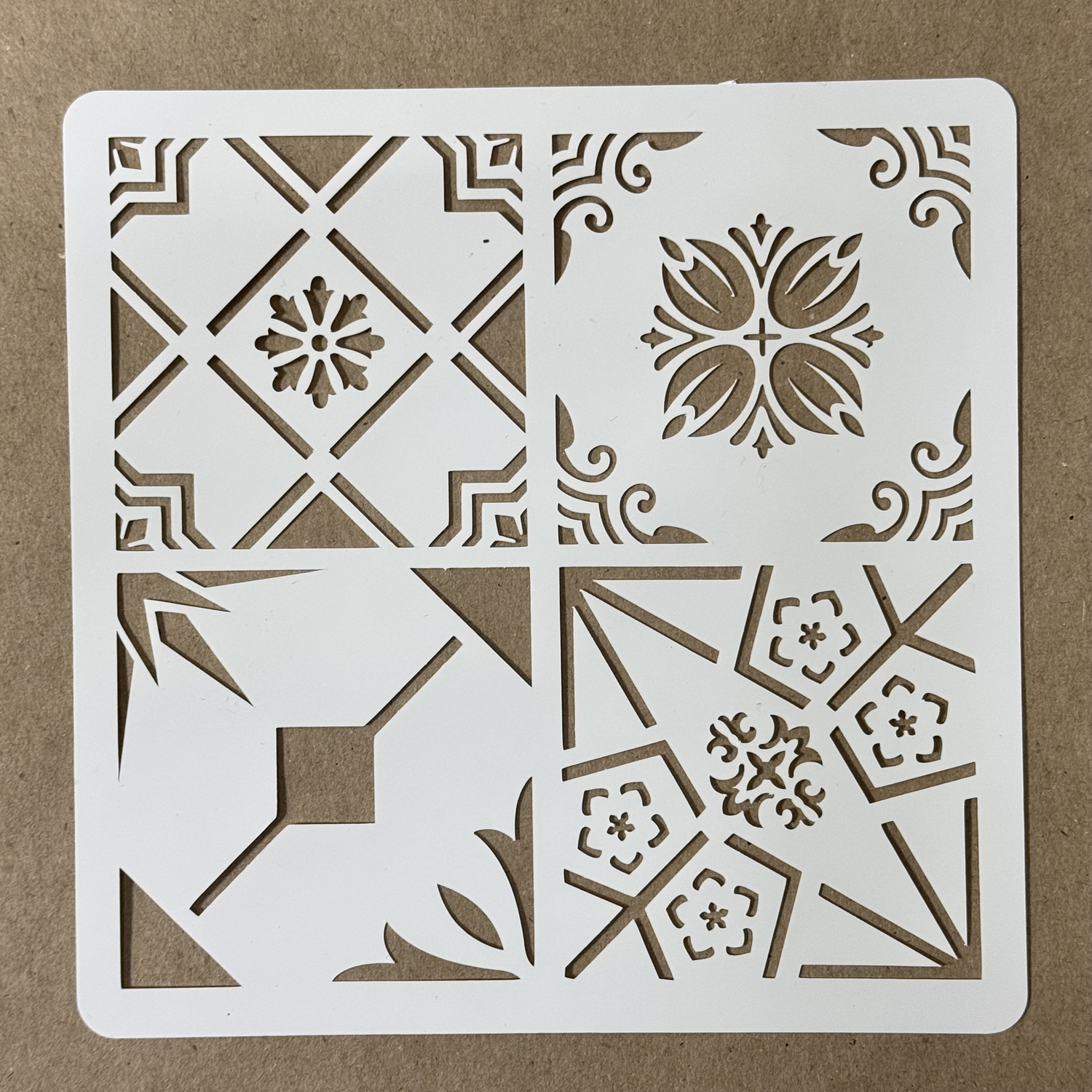 Трафарет ПА4-13 плитка 15 x 15 см