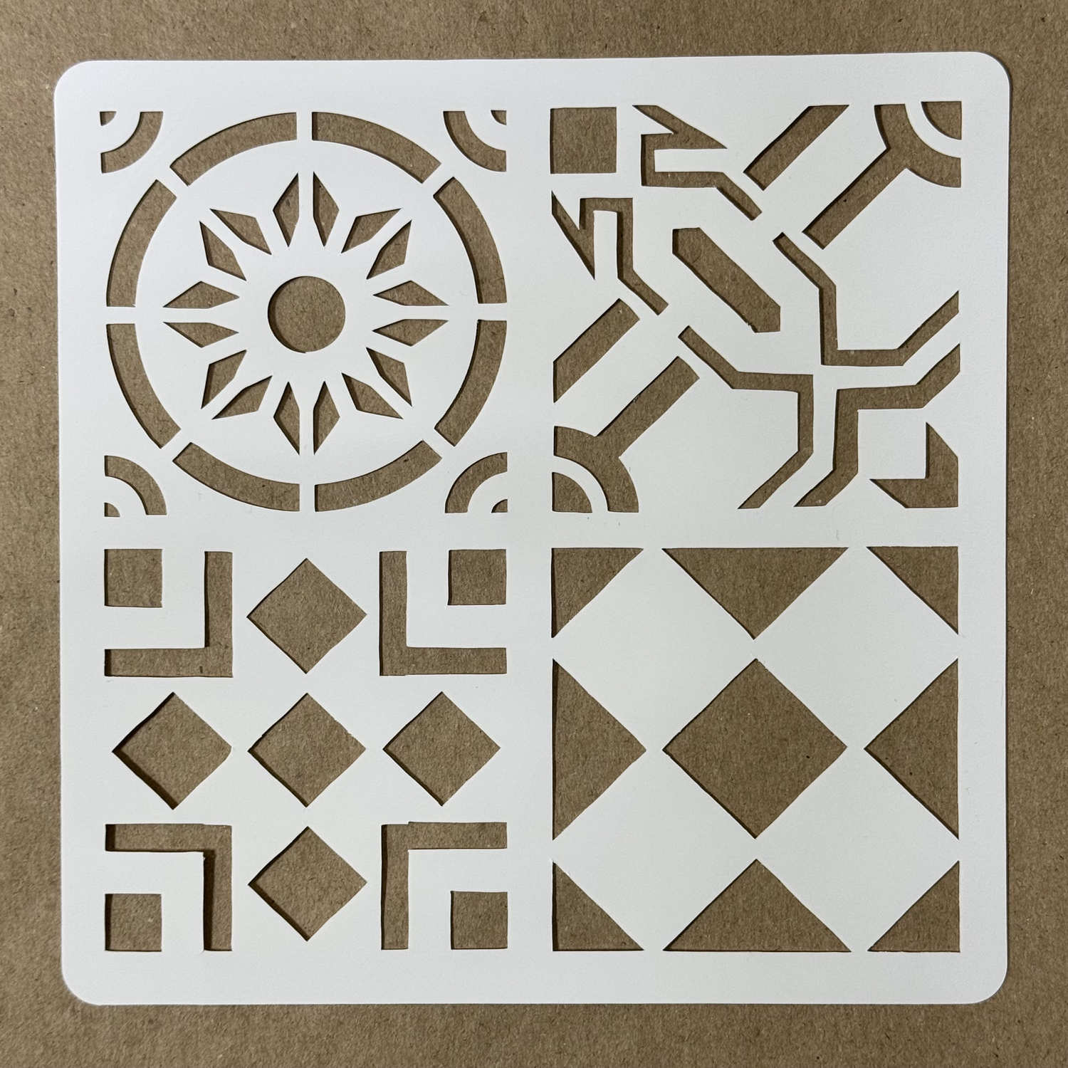 Трафарет ПА4-20 плитка 15 x 15 см