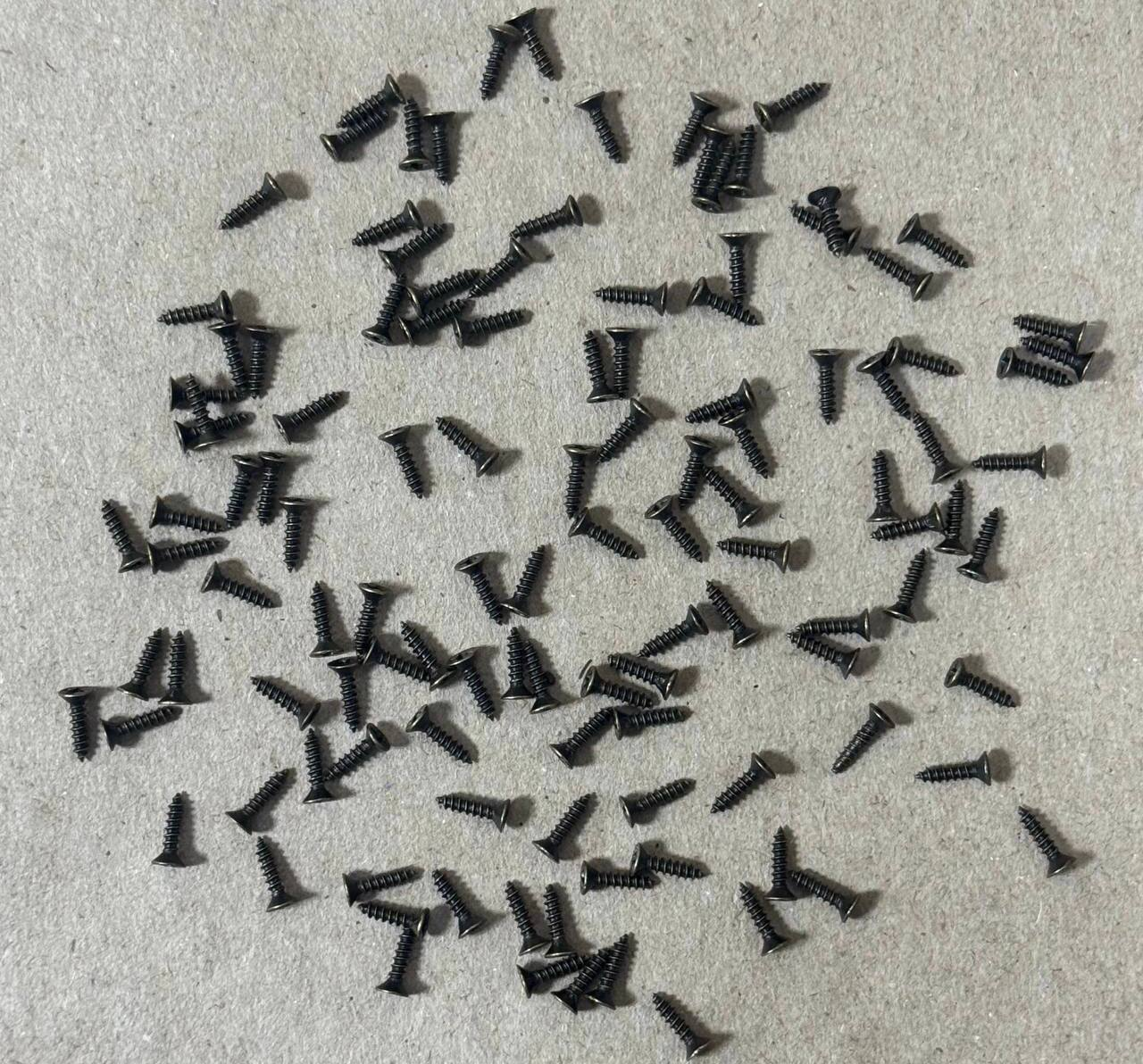 Шуруп №9 металлический 8 x 1,6 мм 10гр/упак