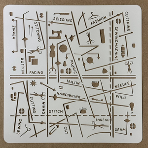 Трафарет АМ-29 фоновый 15 x 15 см