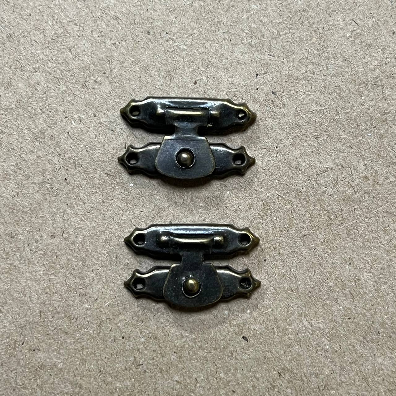 Замок №14 металлический 1,7 х 2,5 см 2шт/упак