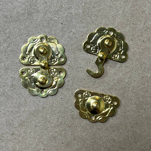 Замок №16 металлический 3 х 4 см 2шт/упак