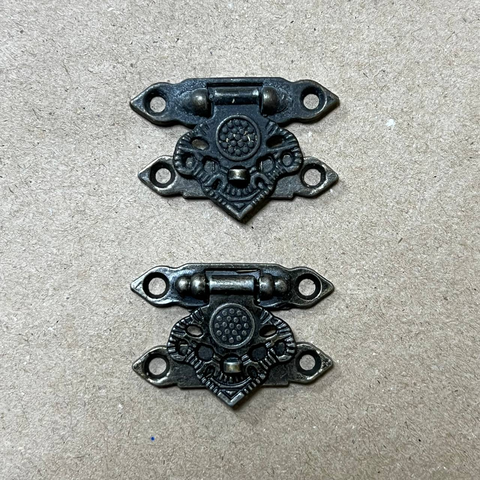 Замок №12 металлический 3,5 х 2,5 см 2шт/упак