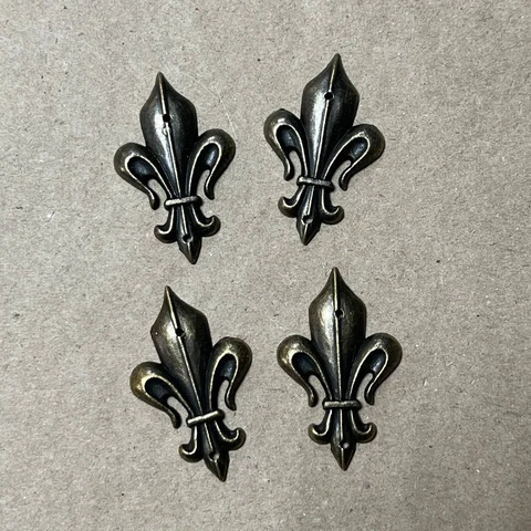 Накладка №2 металлическая 4,5 х 3 см 4шт/упак