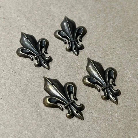 Накладка №2 металлическая 4,5 х 3 см 4шт/упак