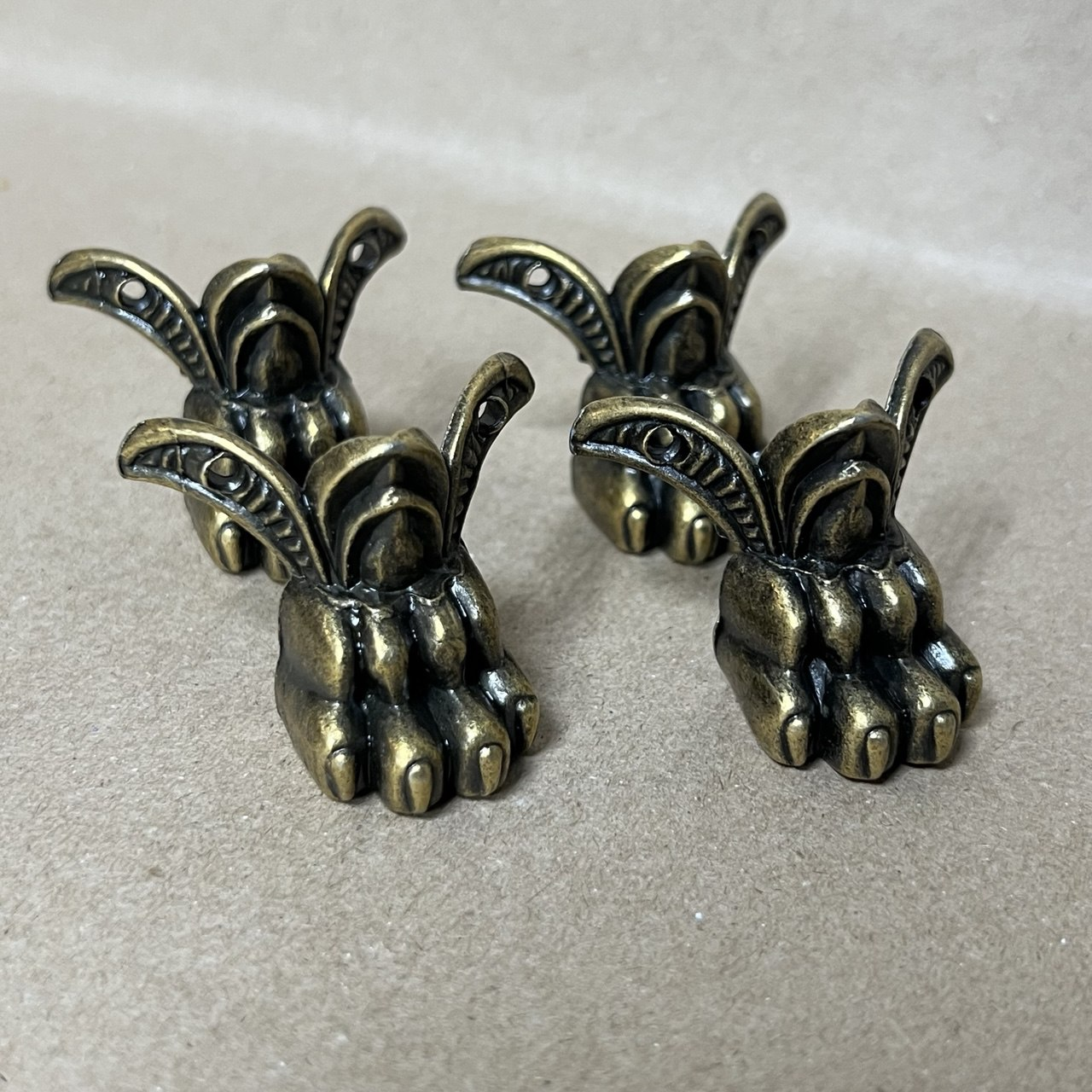 Ножки №11 металлические 2,5 х 3,5 см 4шт/упак