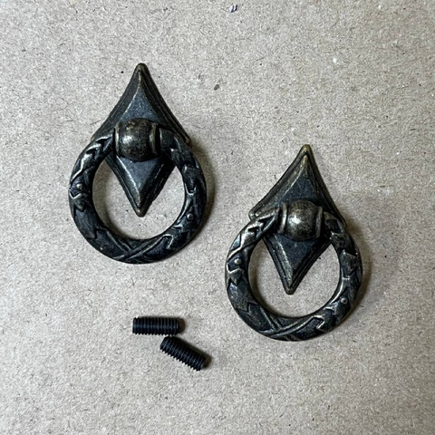 Ручка №38 металлическая 4 х 3 см 2шт/упак